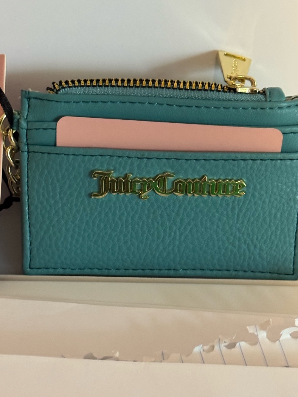 Juicy Couture blue card holder
